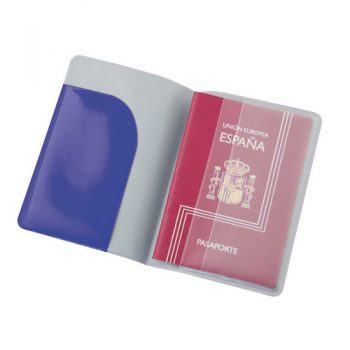 Funda pasaporte PVC promocional