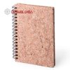 Libreta corcho con anillas promocional