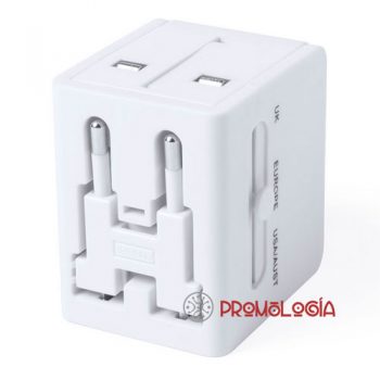 Adaptador de enchufes promocional.