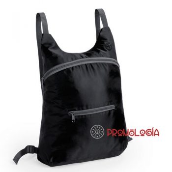 Mochila plegable promocional.