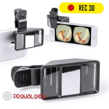 Lente 3D para uso promocional.