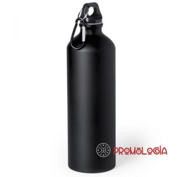 Bidón de aluminio para uso deportivo.