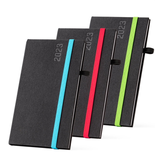 AGP102 Agenda-Spect-14-2023 Agenda con goma promocional de bolsillo.