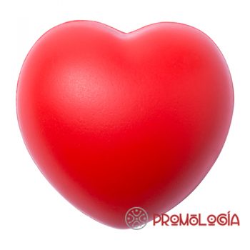 Pelota Antiestrés en forma de corazón.