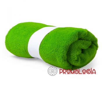 Toalla absorbente personalizable.