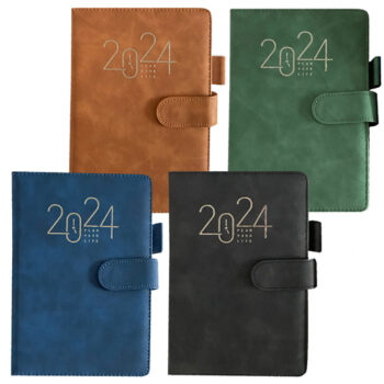 Agenda Polipiel Broche Imán promocional