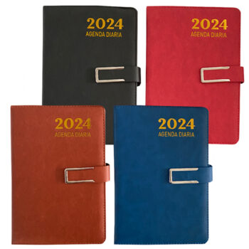 Agenda Soft Touch Broche promocional